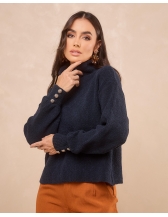 Blusa Luisa - Azul Marinho