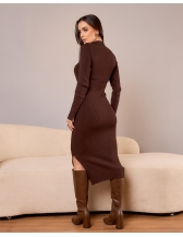 Vestido Mari Modal - Marrom