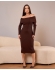 Vestido Lavi Modal - Marrom