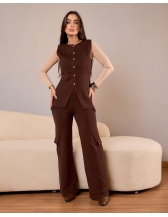 Calça Cargo Modal - Marrom